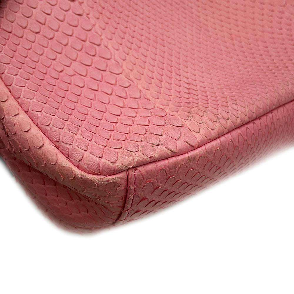 Chanel Python Shoulder Bag Pink - Picture 10 of 15